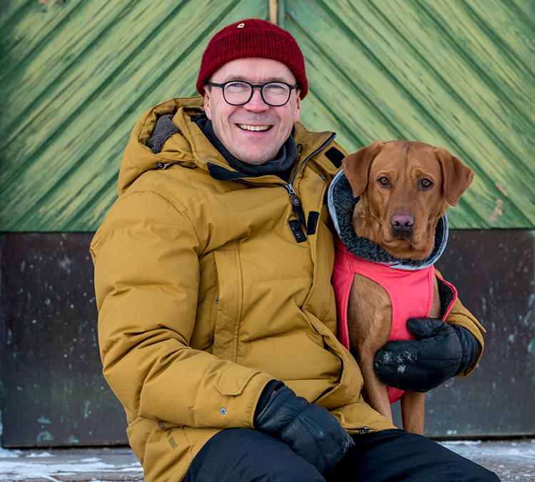 Mikko Griinari, PhD and his dog, Lily