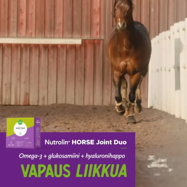 Lighten the step and bring ease to every movement! Nutrolin® HORSE Joint Duo supports joints in a unique way. 💜